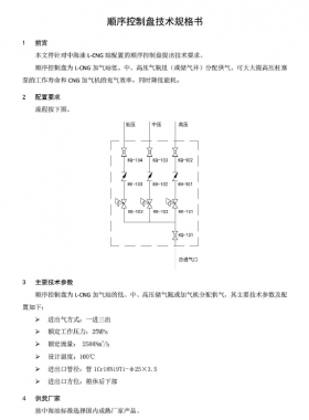 中海油順序控制盤(pán)技術(shù)規(guī)格書(shū)SPC-TLNG-MA-008